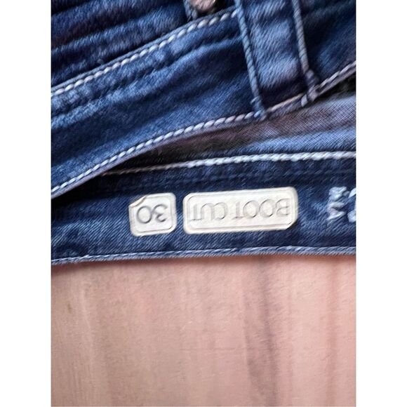 GRACE IN LA Women's Jeans Size 30 Bling Boot Cut Embroidered Pocket - Picture 6 of 10
